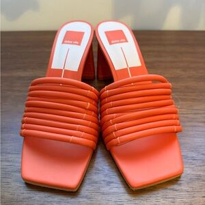 Dolce Vita Orange Block Heel